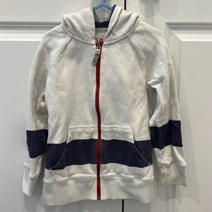 Mini Boden Johnnie B Hoodie Zip-Up 5/6Y